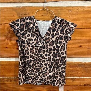 Leopard Print Women's Top